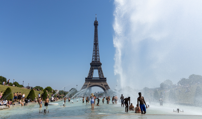 France: Heat Wave
