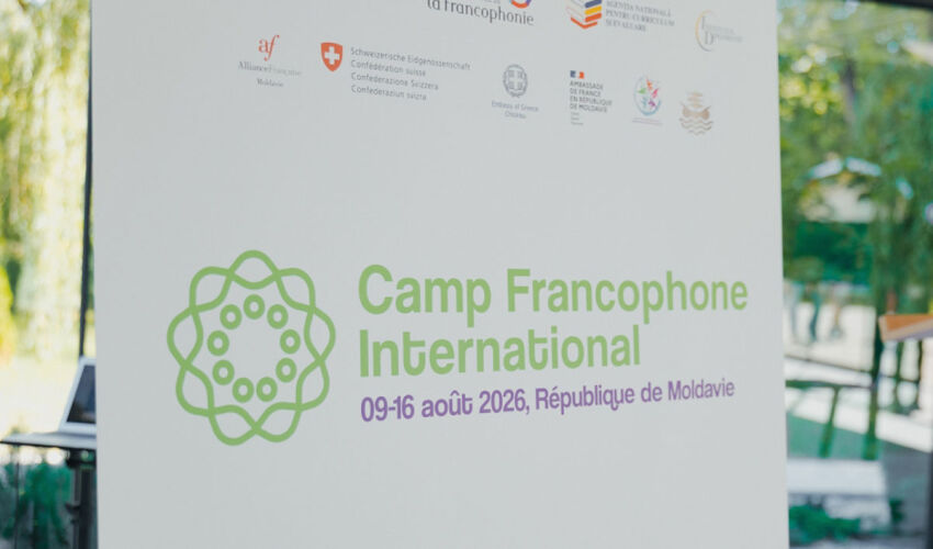 An international French-language camp was held in Moldova Francophonie Summer