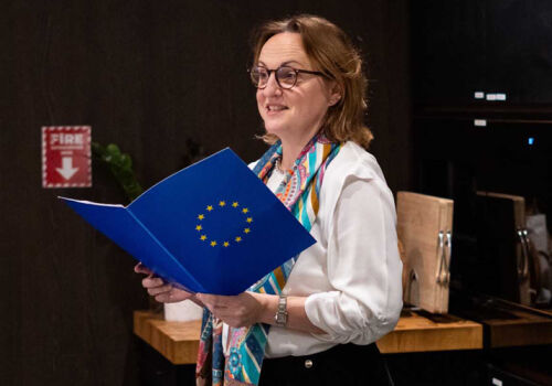 Felicitări pentru Iwona Piorko, șefa Delegației UE în Moldova, cu ocazia sărbătorilor de iarnă