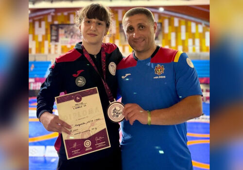 Margarita Lisita brought Moldova bronze in wrestling