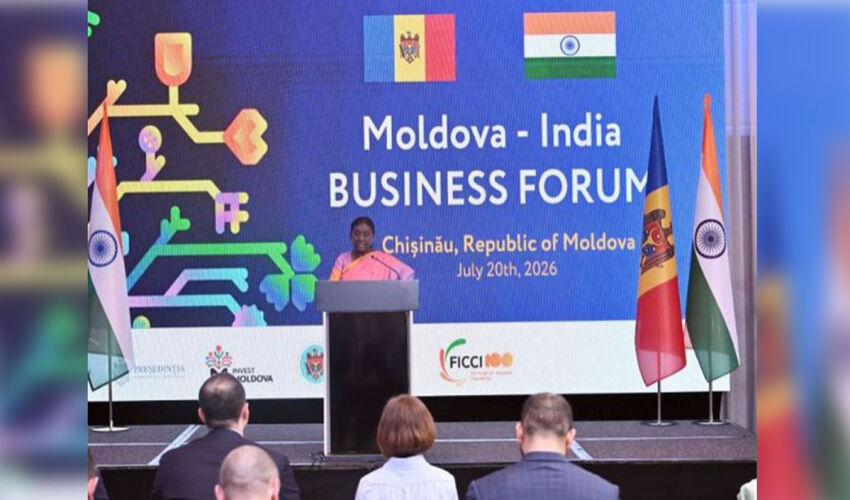 „Invit mediul de afaceri din Moldova să vină și să descopere oportunitățile oferite de India”: președintele Murmu în Moldova Drupadi Murmu la Chișinău