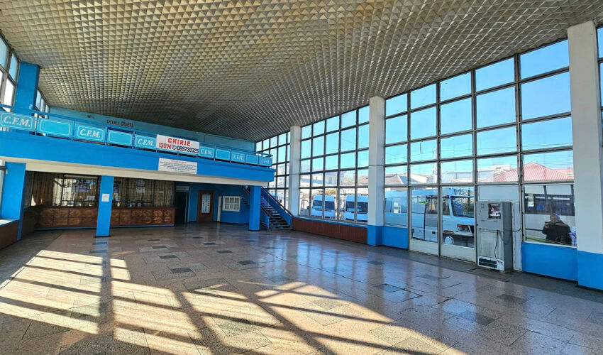 The Train Station in Ungheni