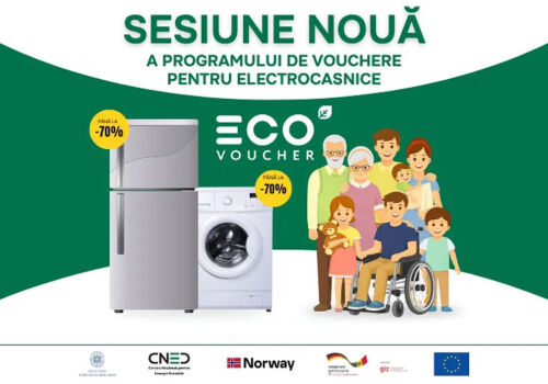 Programul EcoVoucher va sprijini încă 1 160 de familii