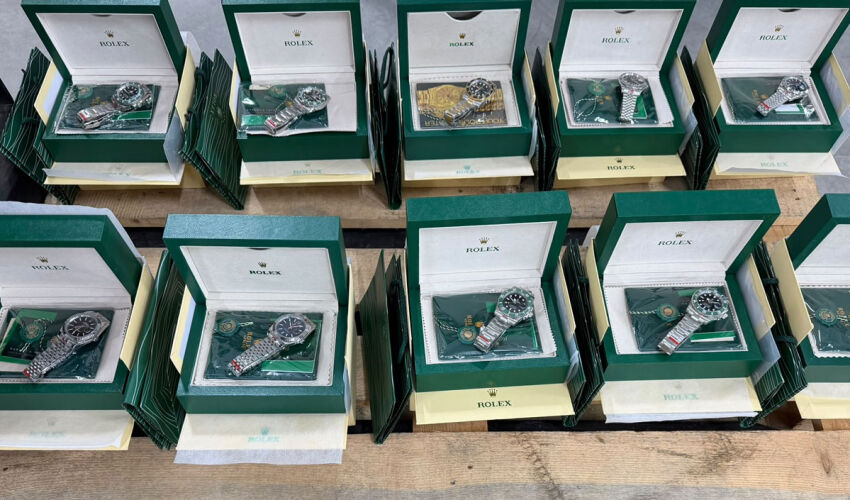 smuggling of Rolex watches