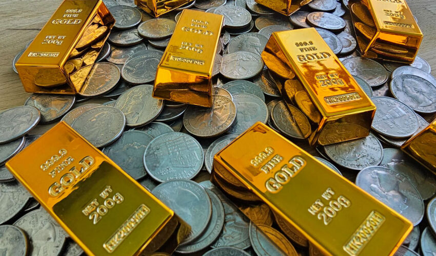 silver and gold