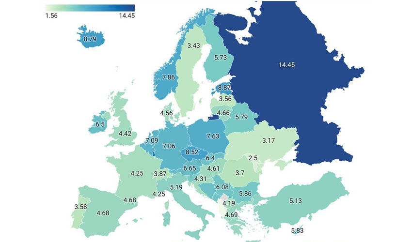 Moldova are cele mai scăzute emisii de CO2 din Europa