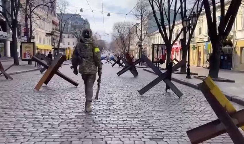 Odessa is being prepared for a traffic circle The defense of Odessa