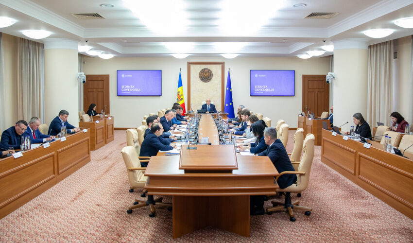 Moldovan government meeting
