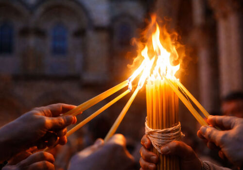 Graceful fire and Holy Liturgy: the capital is preparing for Easter Graceful fire and Holy Liturgy: the capital is preparing for Easter