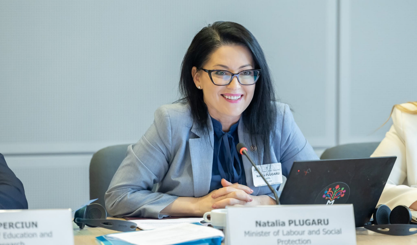 Plugaru spoke out in support of women’s right to “determine their own destiny” Natalia Plugaru