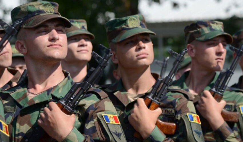 Spring army conscription in Moldova reduced army