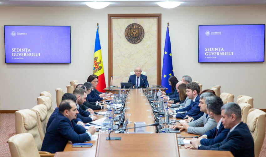Moldovan Government meeting