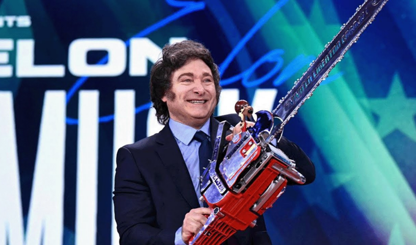 Sturza and Tofan got into a battle over Milei’s chainsaw Mileya chainsaw