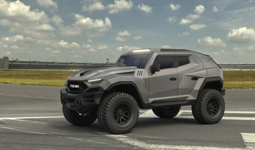 Un SUV blindat care poate înlocui un seif Rezervor Rezvani