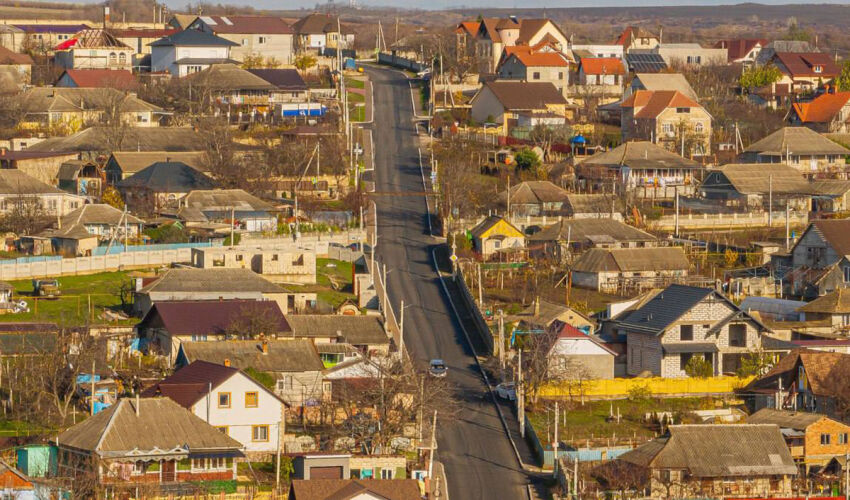 село местность