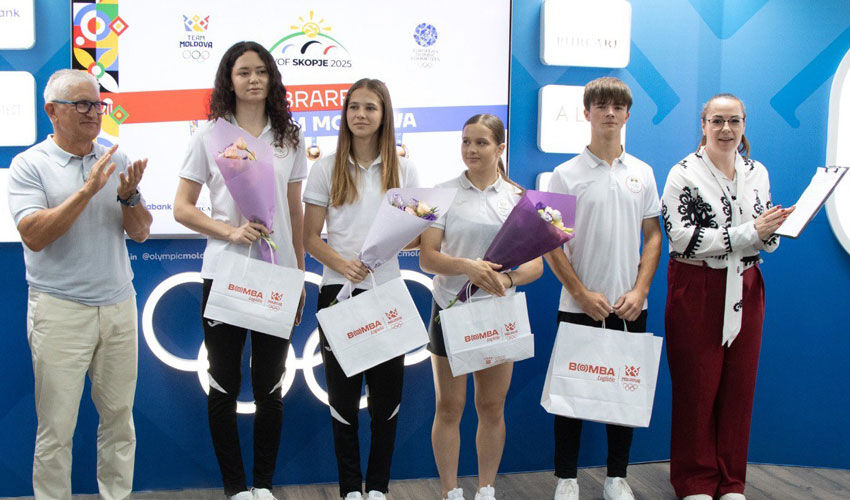 EYOF participants were welcomed at the Olympic House EYOF participants were welcomed at the Olympic House