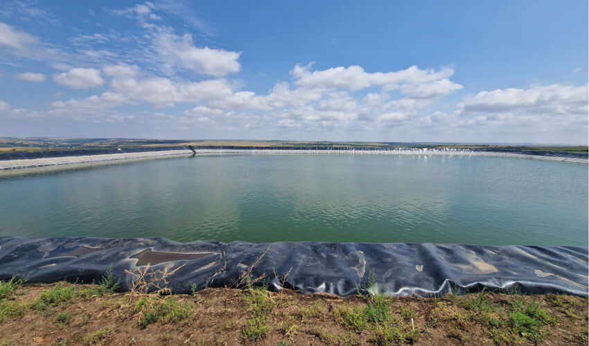 Новая система ирригация в районе Кахул на деньги IFAD водохранилище