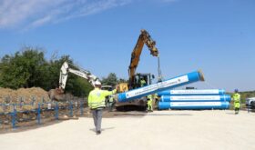 Construction of the country's largest water pipeline began