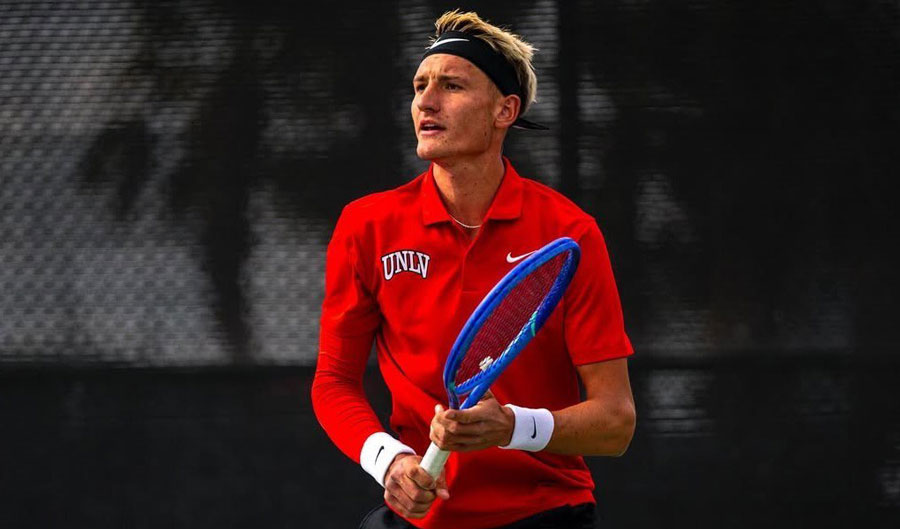 Tennis player Ilya Snitsar played in the final of the tournament in Cluj-Napoca