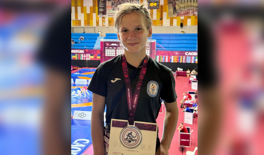 Rusalina Portaru – vicecampioană europeană la lupte în categoria juniori