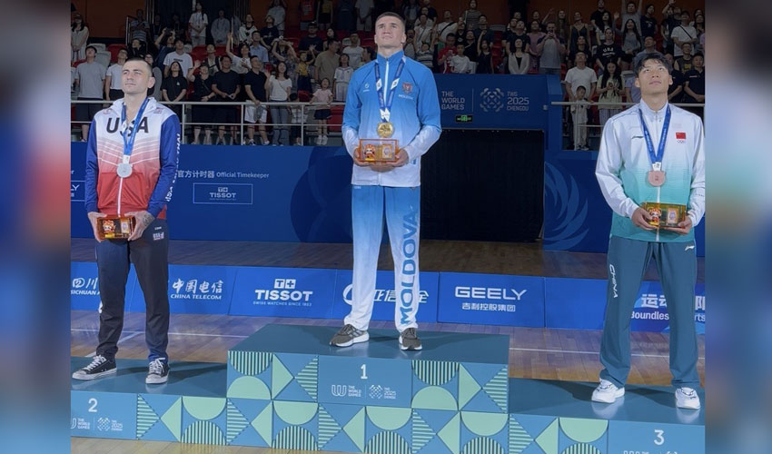 Артём Ливадарь завоевал золото на Всемирных играх в Китае