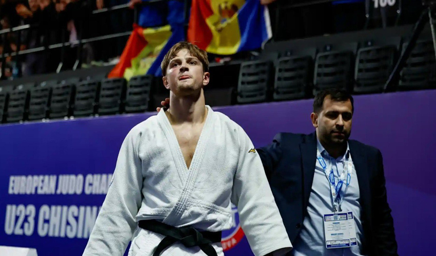 Singura medalie a judocanilor moldoveni pe tatami acasă