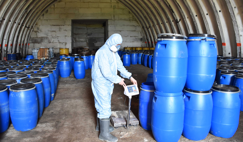 ОБСЕ помогает избавляться от токсичных отходов