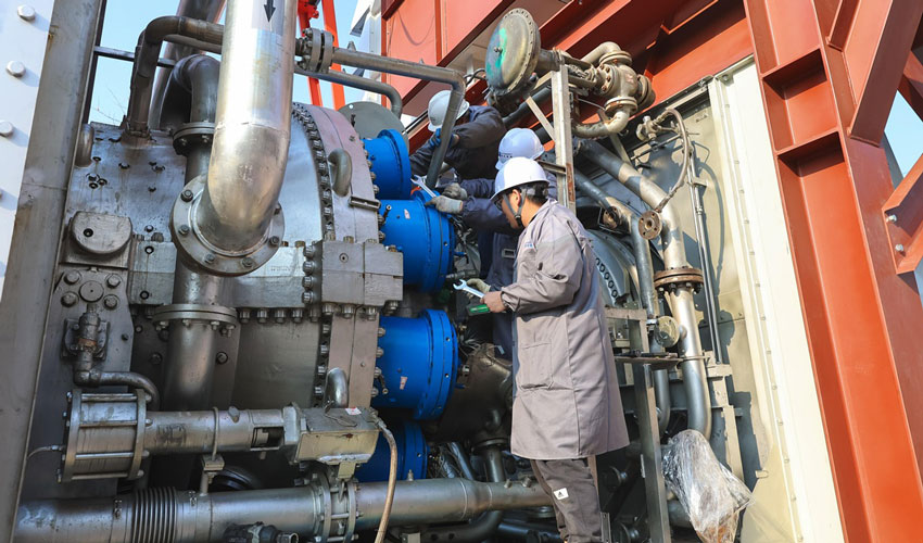 China a lansat prima turbină cu gaz cu hidrogen din lume