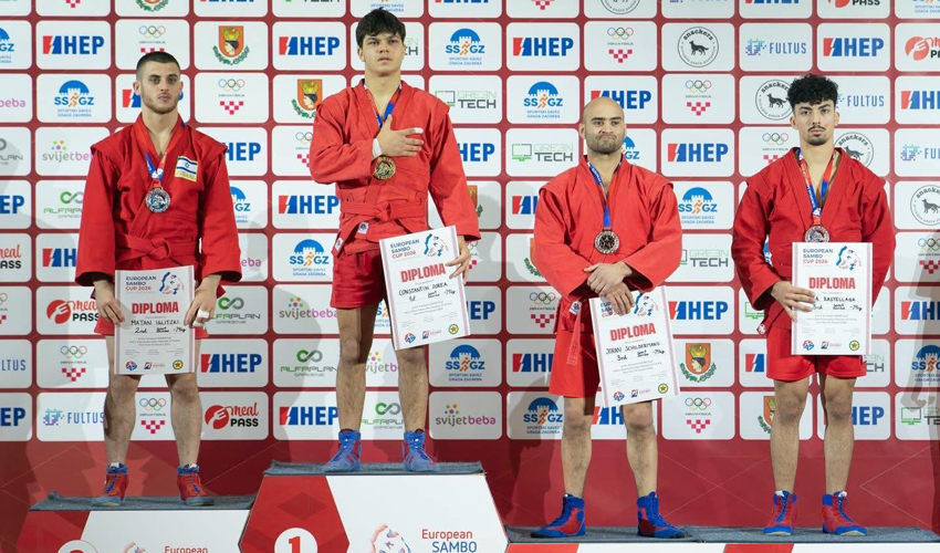 Молдавские призёры Кубка Европы по самбо в Хорватии