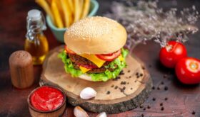 the burger is being sold for bitcoins