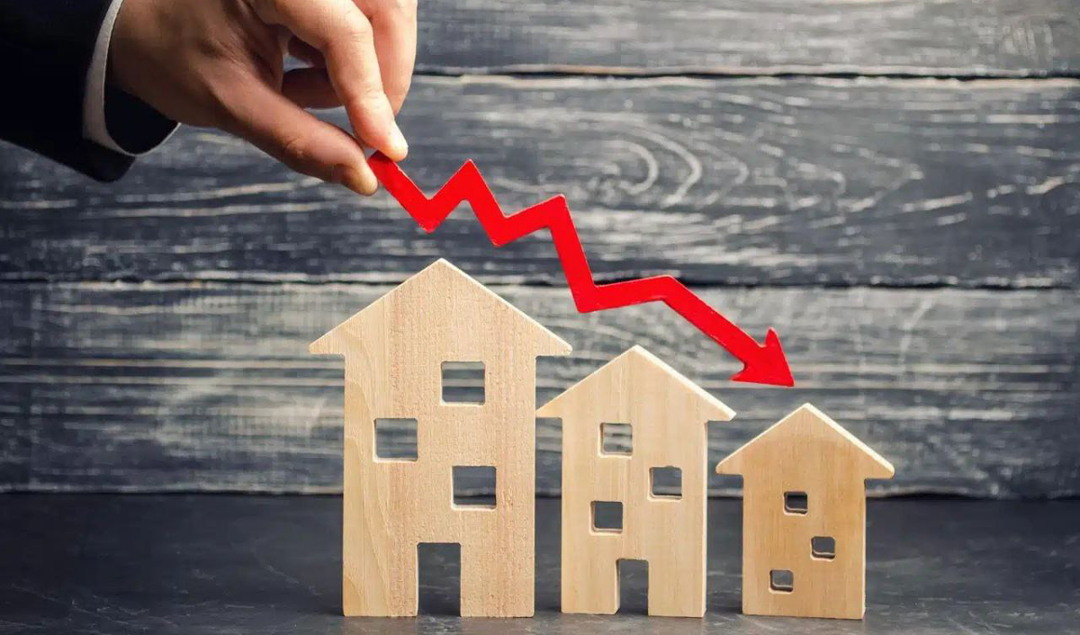 Global housing prices are falling