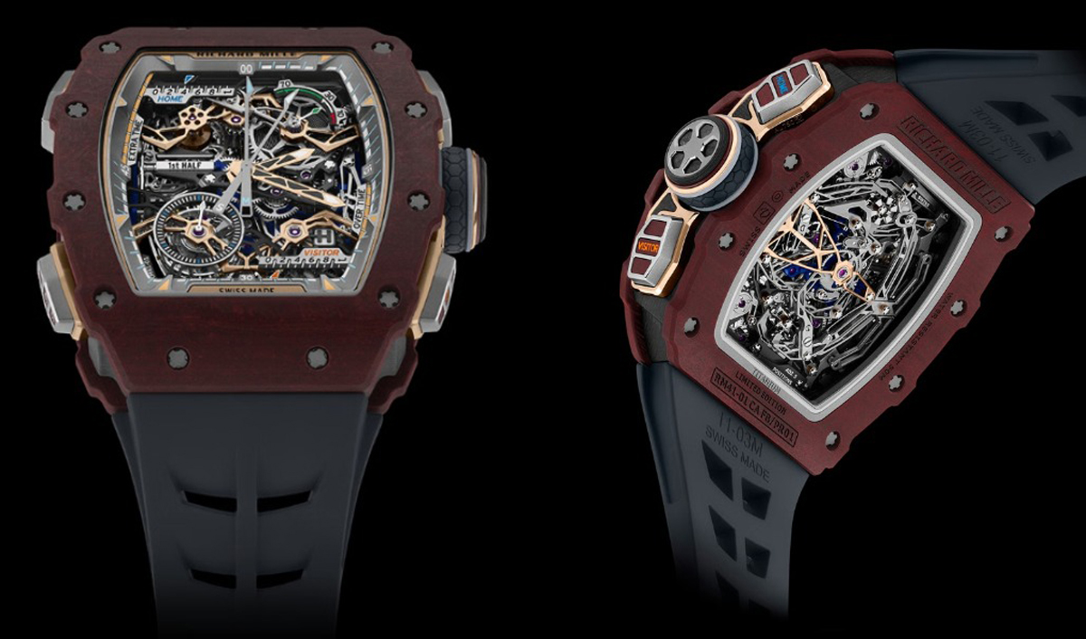 Richard Mille представила часы с функцией отслеживания футбольного матча