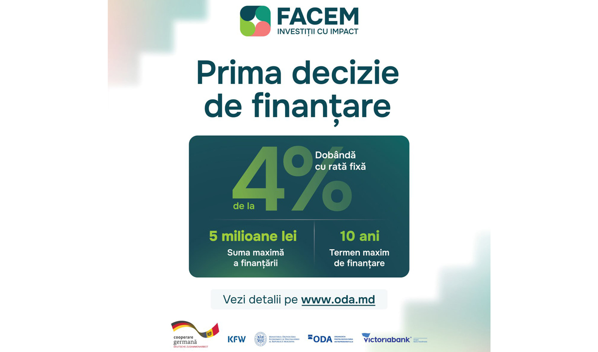 The first soft loan under the FACEM Impact program was issued