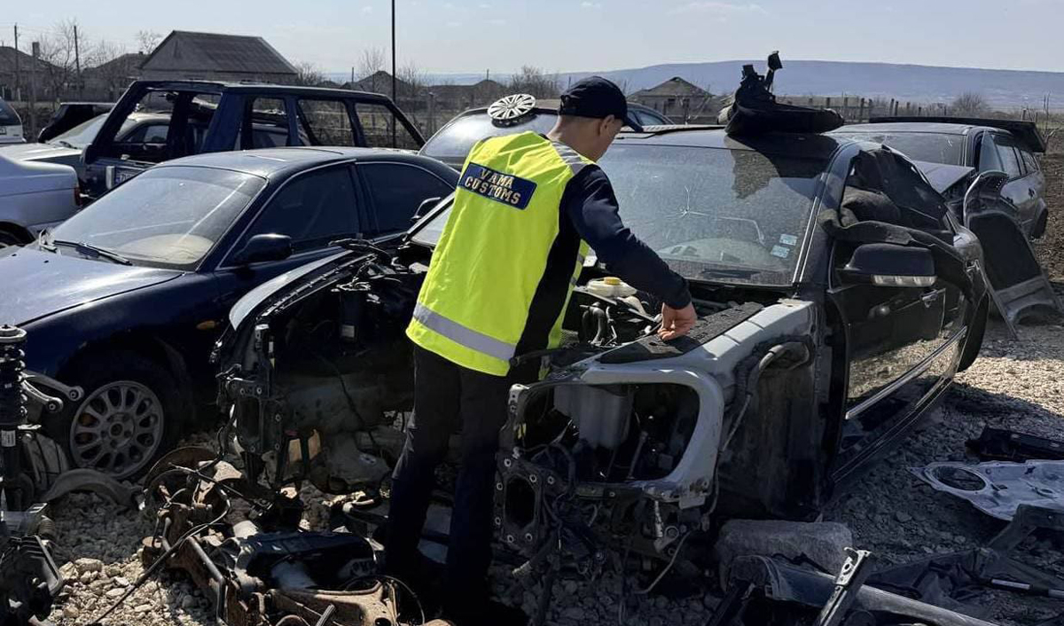 Customs uncovered two points of illegal dismantling of cars