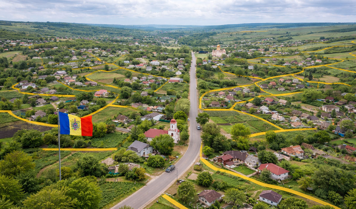 Moldova este una dintre cele mai fragmentate țări din Europa