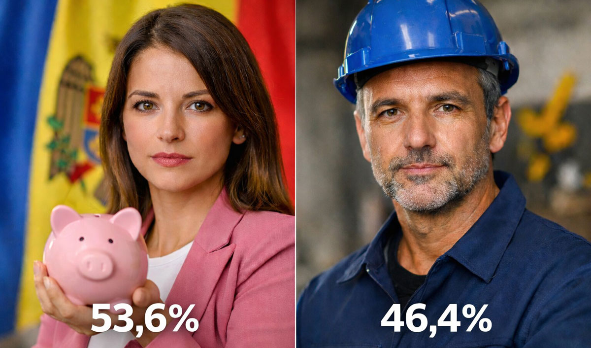 В Молдове женщин больше, они живут дольше, а зарабатывают меньше, чем мужчины