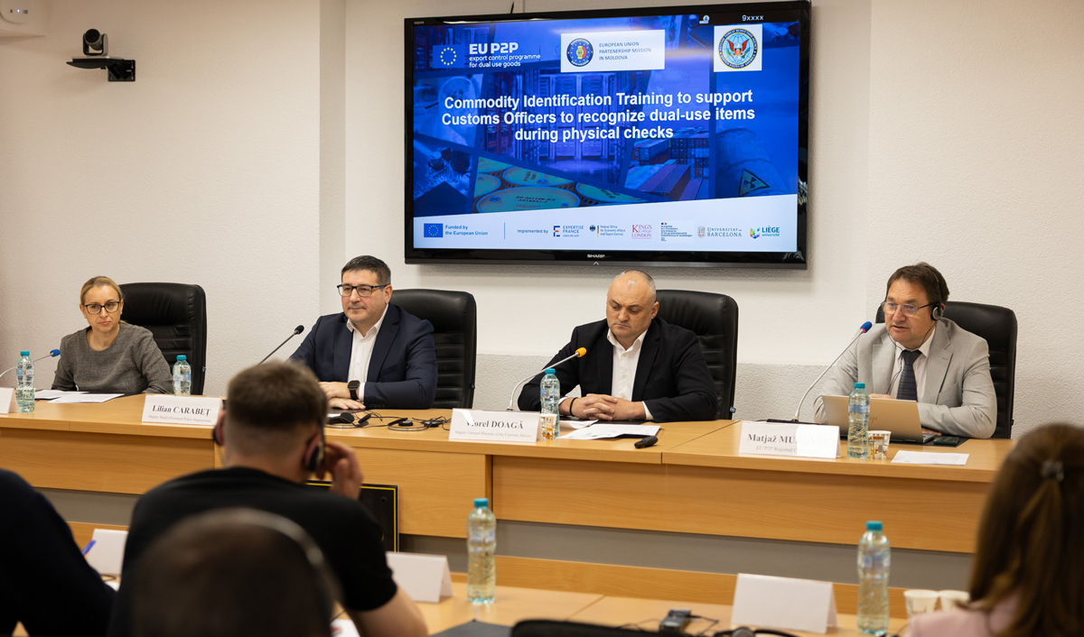Moldovan Customs explores best practices in identifying dual-use goods