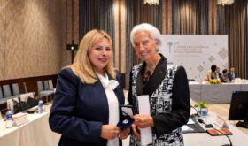 Anca Dragu and Christine Lagarde Anca Dragu and Christine Lagarde