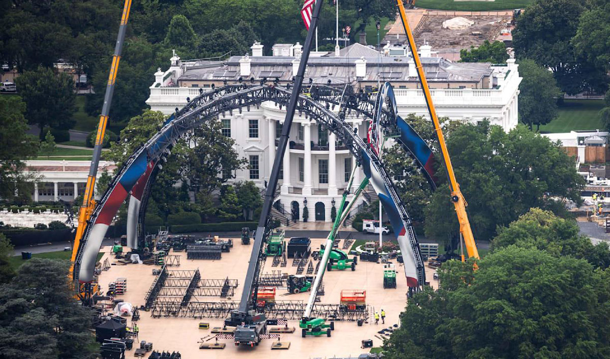 O arenă de lupte UFC cu 4 000 de locuri va fi construită în fața Casei Albe pentru cea de-a 80-a aniversare a lui Trump