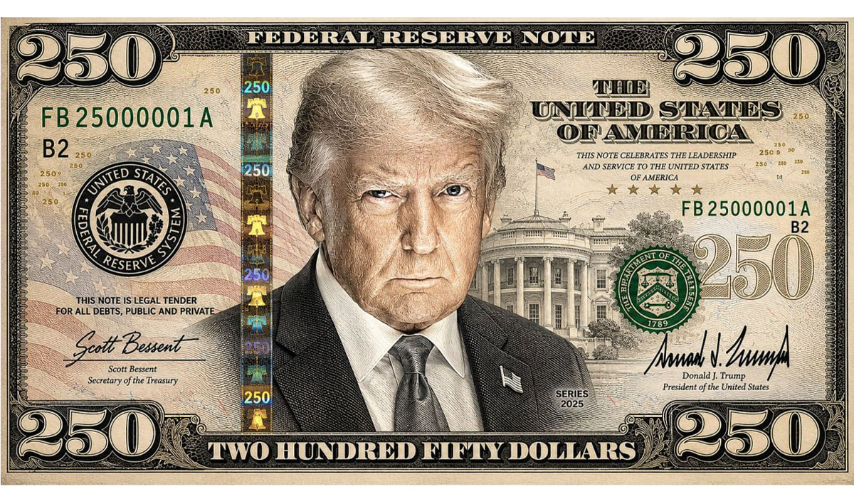 250-долларовая купюра с Трампом: что известно о проекте