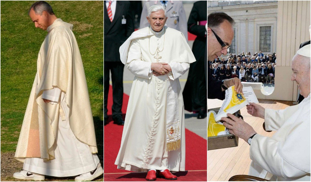 “The devil wears Prada and the Pope wears Nike.”