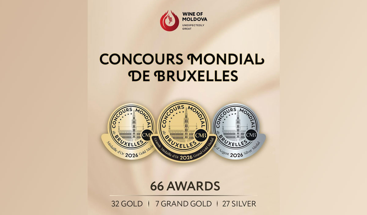 Moldova a câștigat 66 de medalii la Concours Mondial de Bruxelles