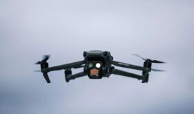 drone in the sky