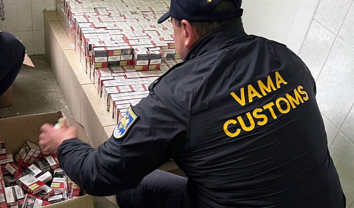 Moldova’s Customs Service is cracking down on the illegal trade in tobacco products