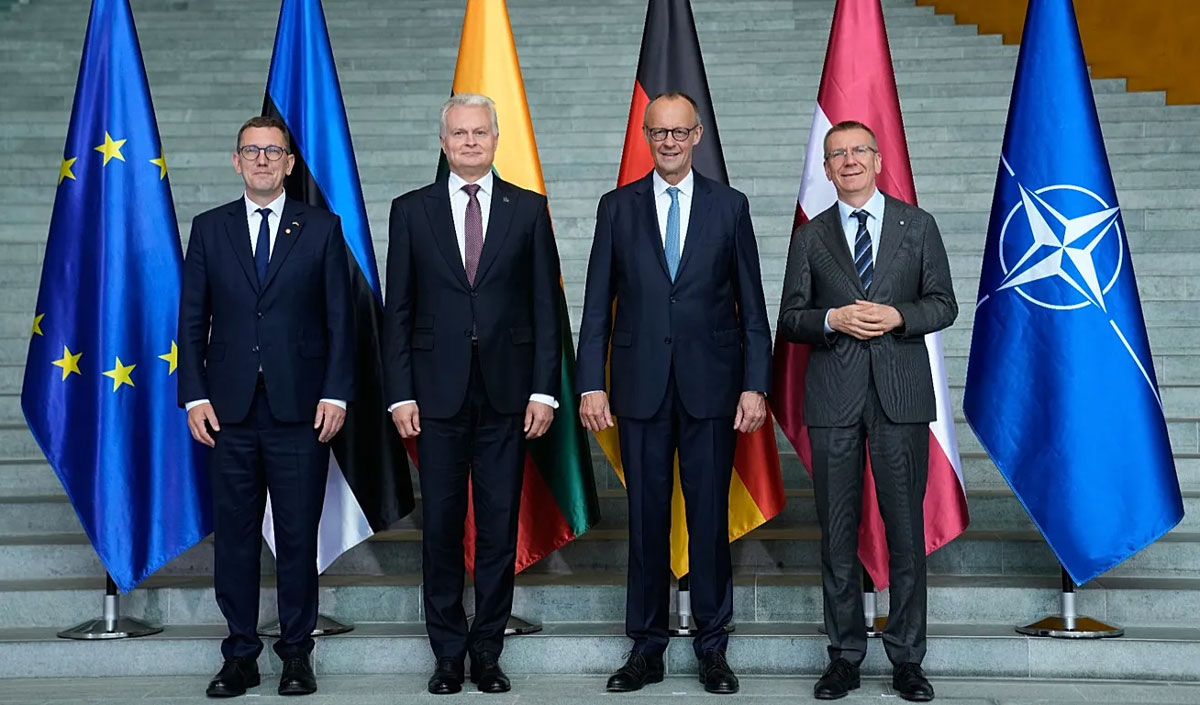 Merz îi primește pe liderii țărilor baltice înaintea summitului NATO