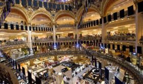 Centrul comercial Galeries Lafayette din Paris