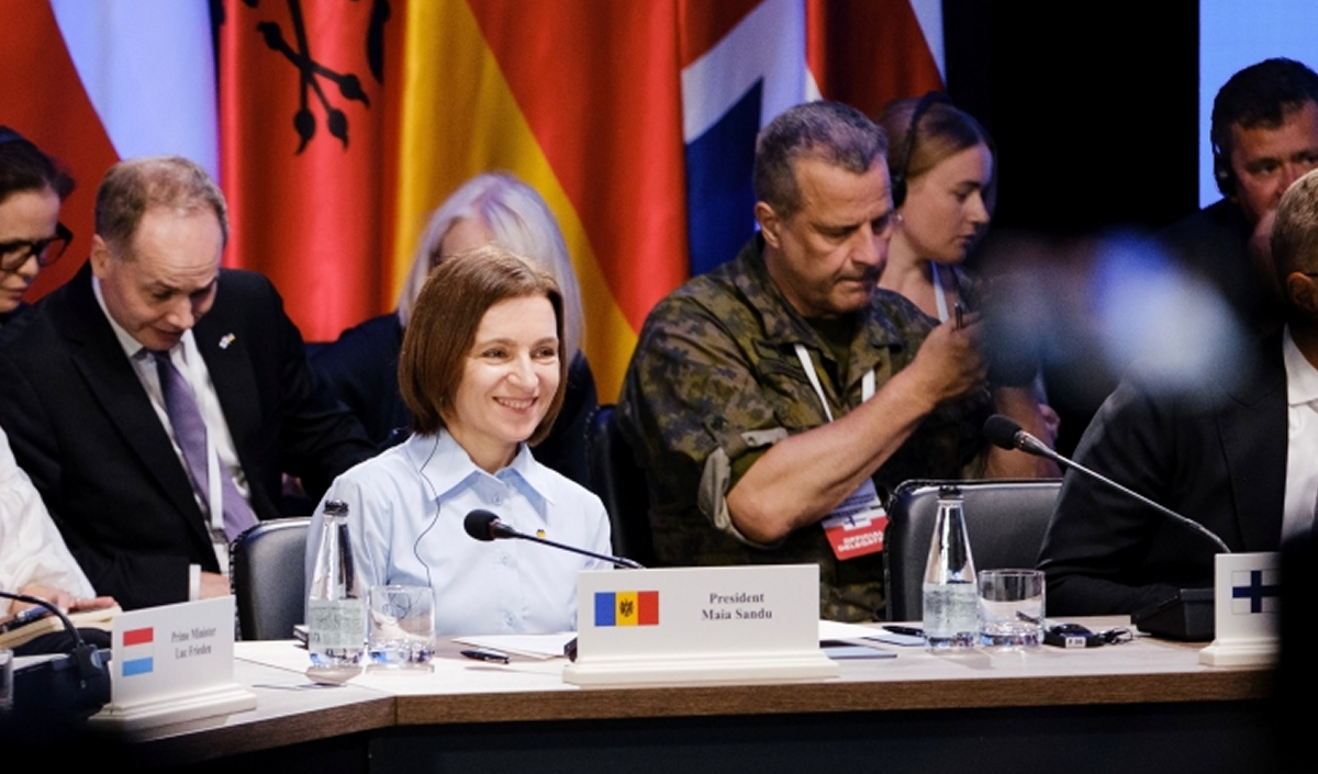Sandu, la reuniunea Coaliției de Voință, a cerut consolidarea apărării antiaeriene a Ucrainei
