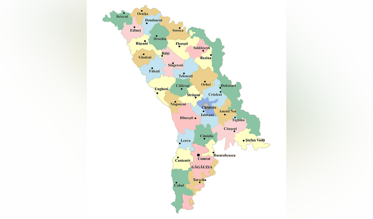 Noua hartă a Moldovei va apărea în această toamnă