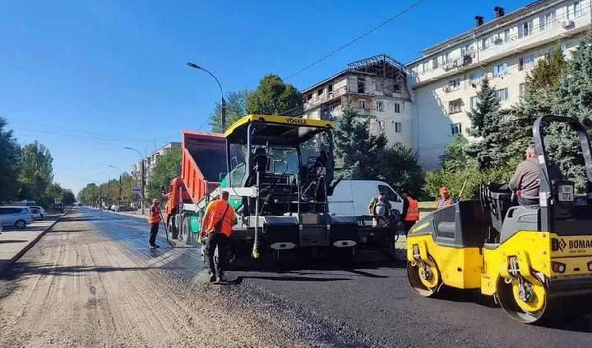 Sarmizecetus Street in the Botanica sector of the capital has been renovated
