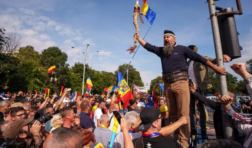 Sheep farmers’ protest in Bucharest escalated into riots Bucharest protests